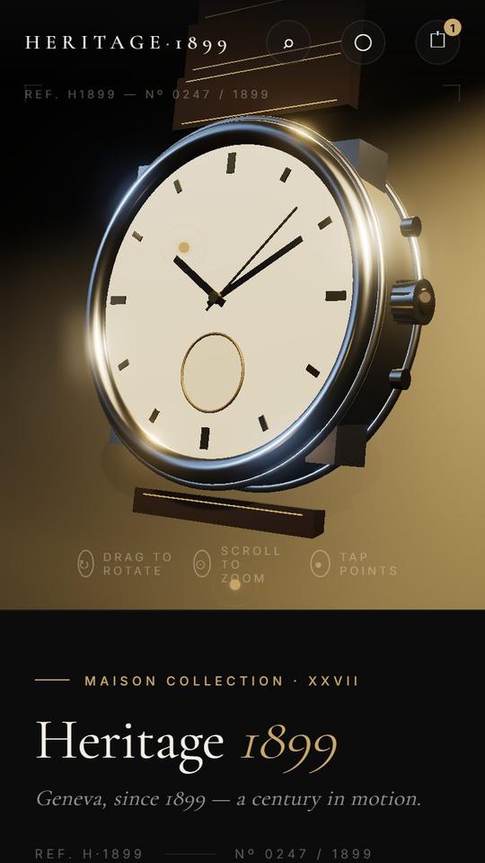 Heritage 1899 名錶官網